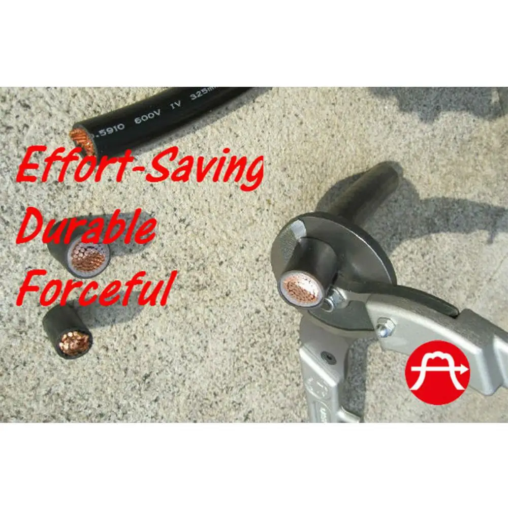 Taiwan High Grade CR-MO Steel Wire Cable Cutter l Cr-Mo alloy steel l Aluminum alloy body with TPR comfort handle l replaceable