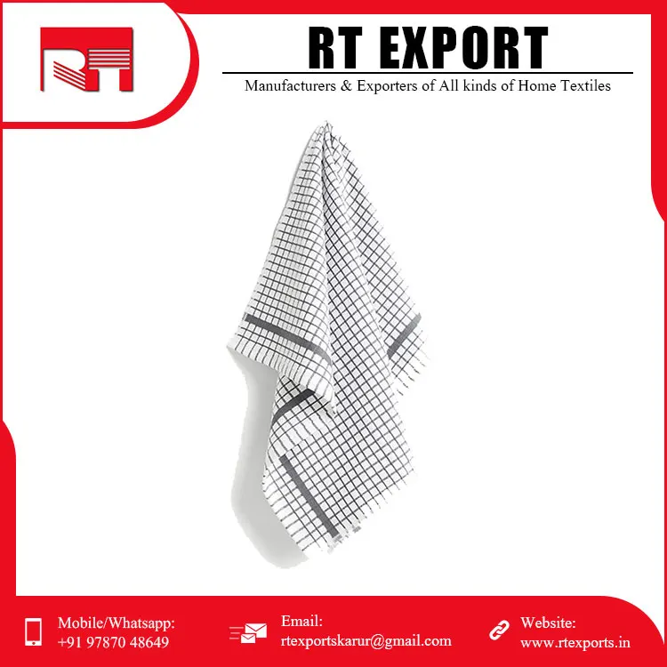 Best Selling Washable Customized Design Pure Cotton  Printed Dish Towel at Wholesale Price