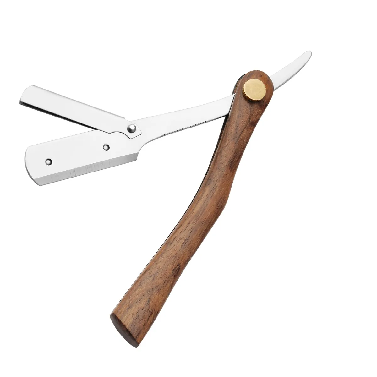 Professional Manufacture Folding Barber Salon Razor Straight Barber Shaving Razors With Logo