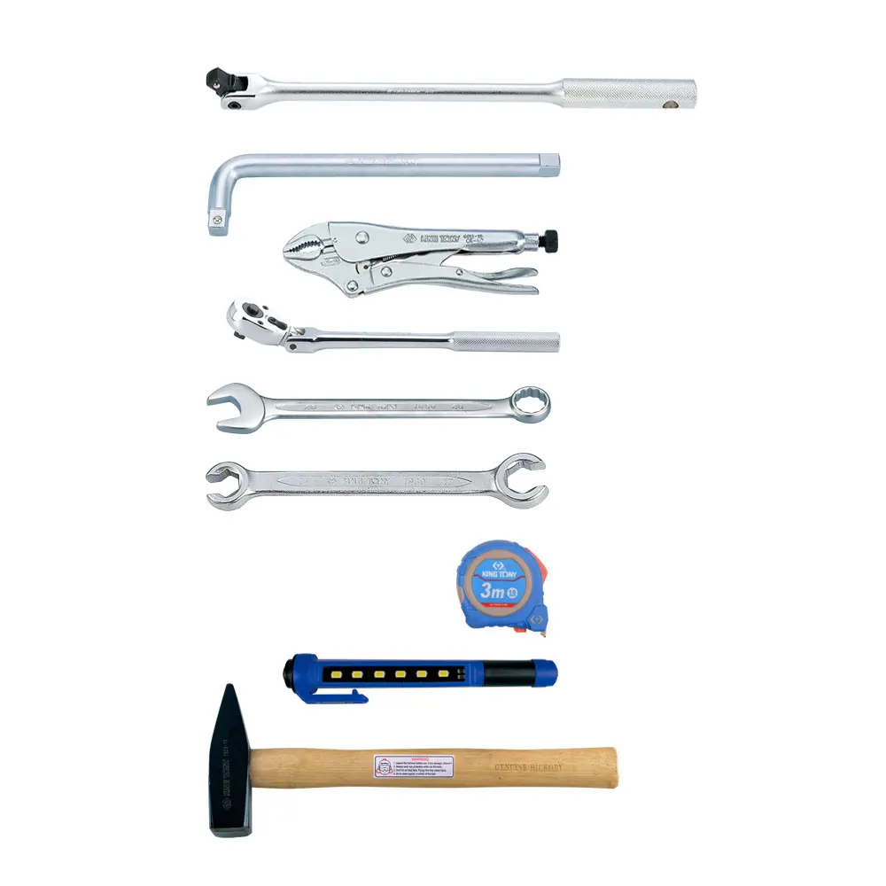 KING TONY 143 PCS 1/4+3/8+1/2 DR. Mechanical Tool Set Vehicle Tools 9543MR