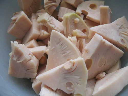 Молодое мясо джекфрута Софи замороженное IQF сладкий вкус в объемной упаковке-целые кубики нарезанные дуриановым бананом кокосовым орехом