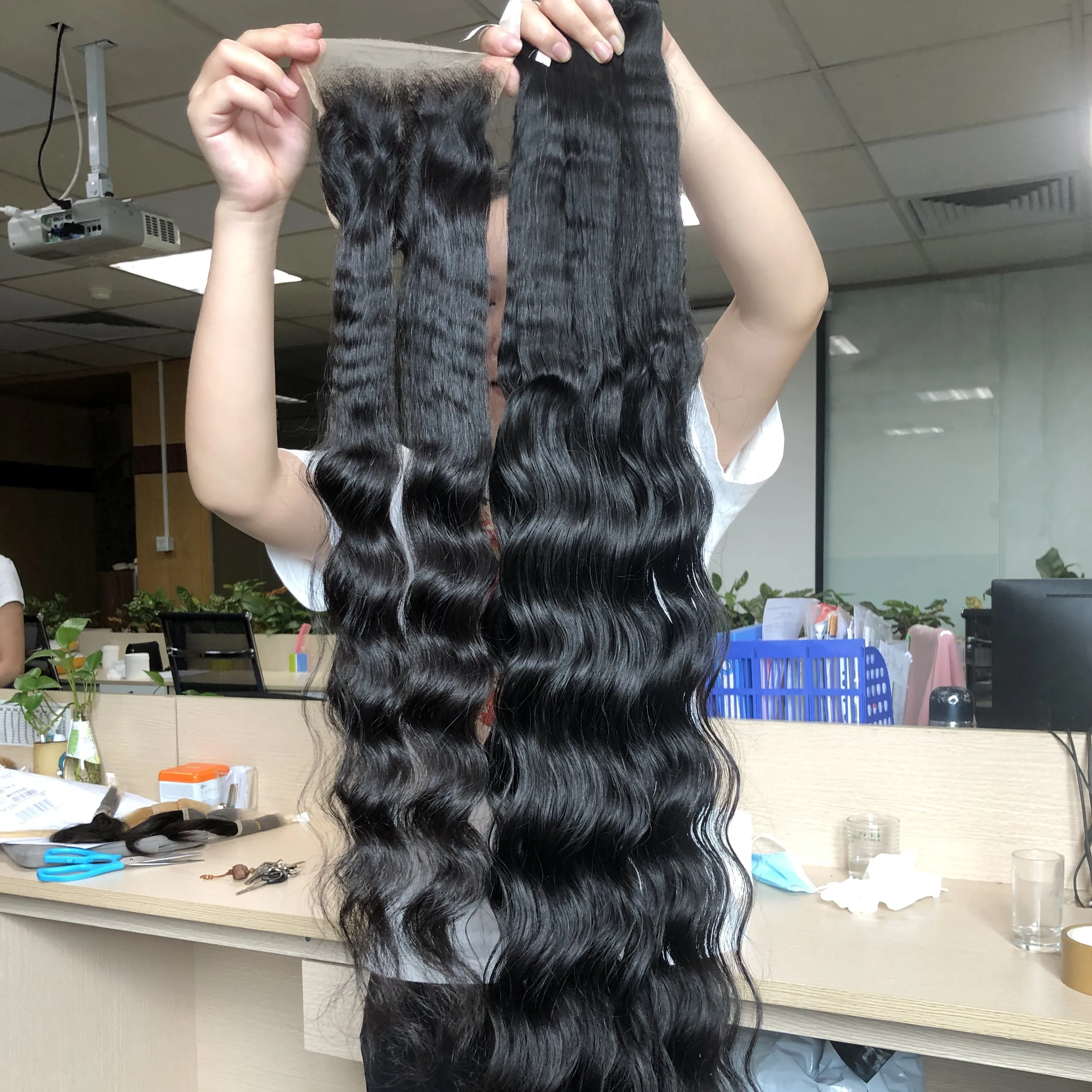 
 Волнистые пучки Fumi, длинные пучки волос, волнистые человеческие волосы для наращивания от Belady hair  