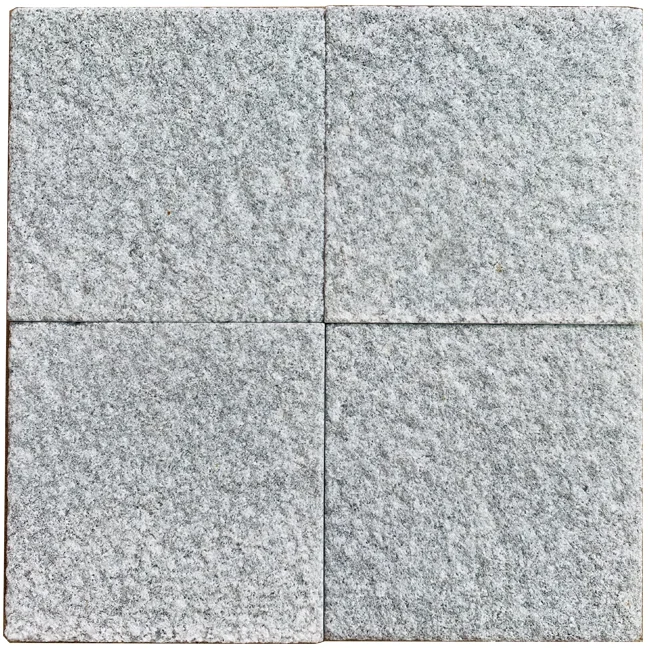 Bluestone Grey Limestone Bush-Hammered Anti-Slip Surface Look Naturally Floor Tiles with Cut-to-Size