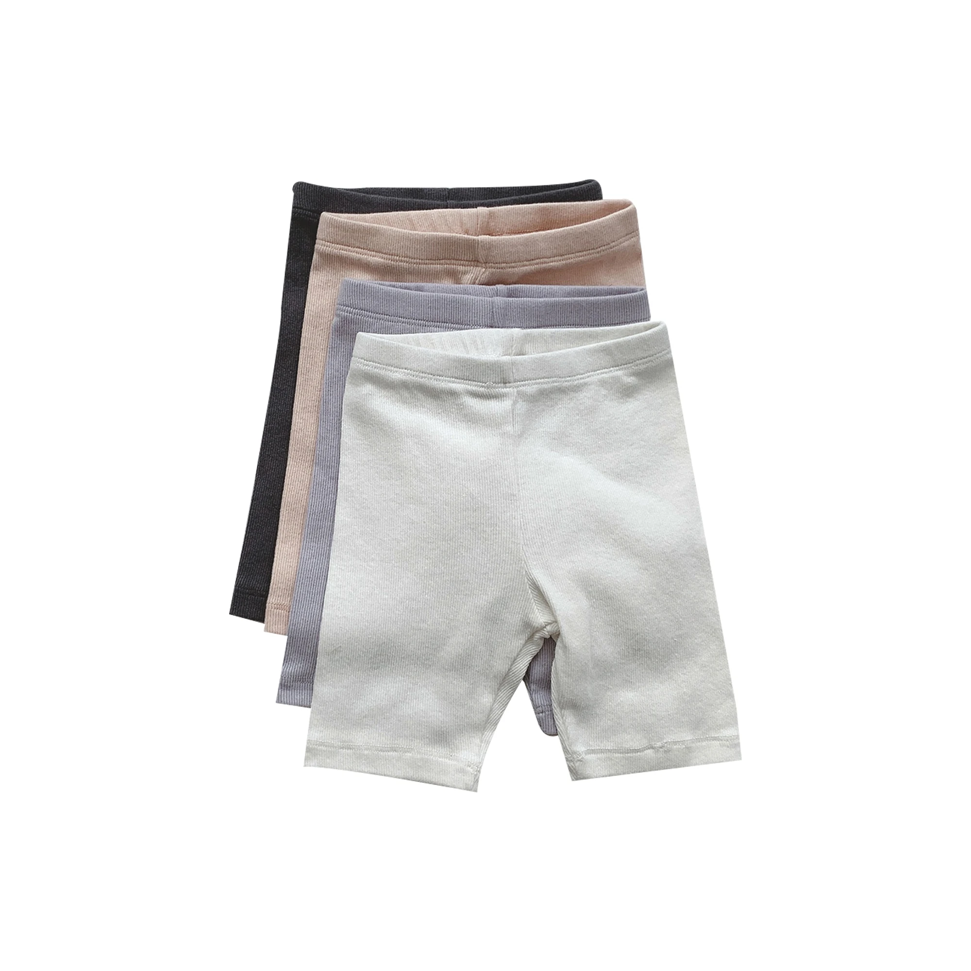 DE MARVI Kids Toddler Girls Summer Rib Leggings Shorts Clothing Korean Manufacturer MADE IN KOREA