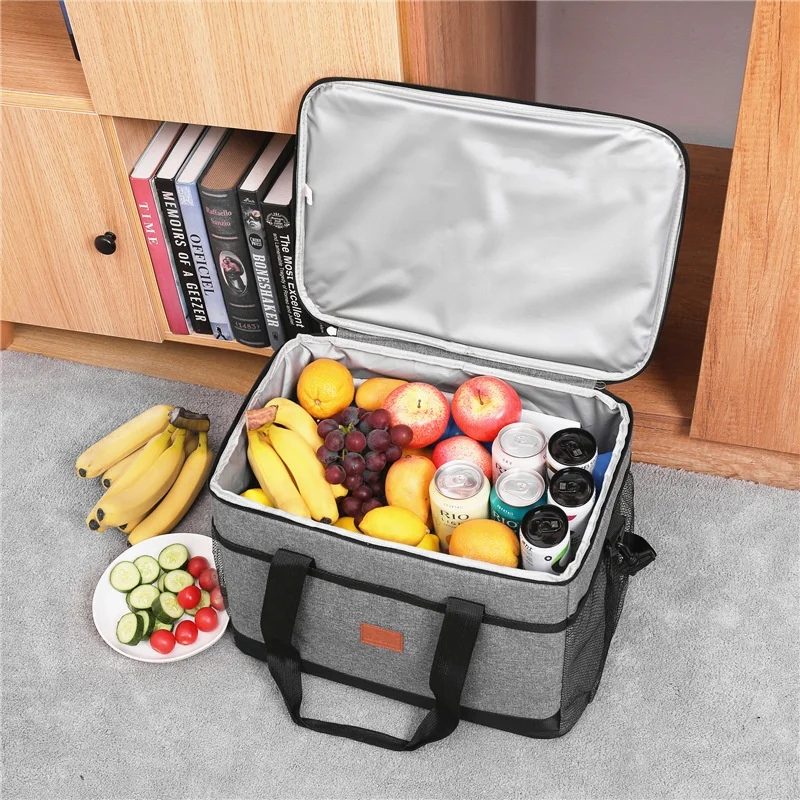 Wholesale Outdoor Waterproof Custom Soft Insulated Lunch Picnic Mini Tote Ice Food Cooler Bag With Logo