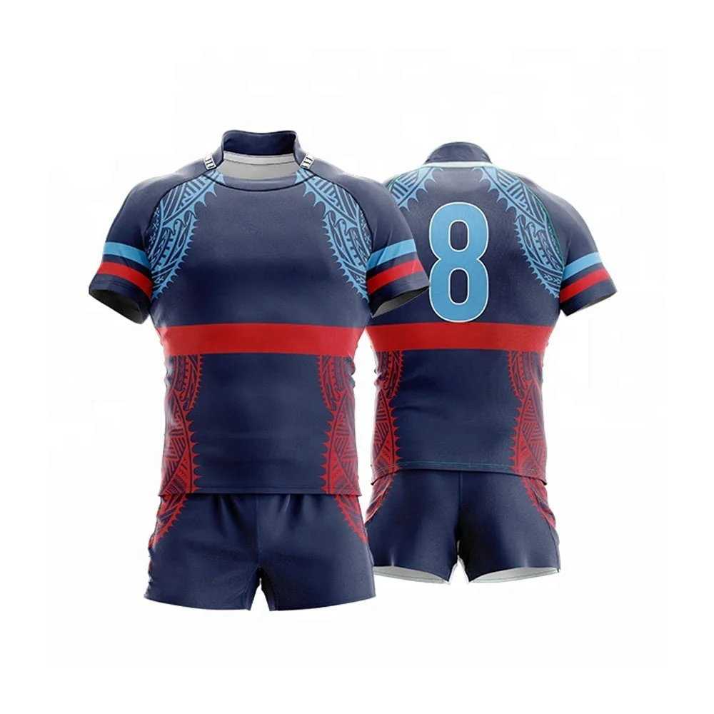 Футболка и шорты для регби на заказ Футбольная форма с принтом логотипа