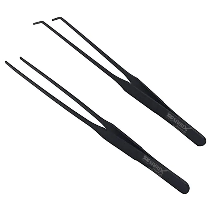 Прямой пинцет для посадки Aquascaping 250 мм, изготовлен из хирургической стали, инструменты из стали Aquascape, SIMRIX