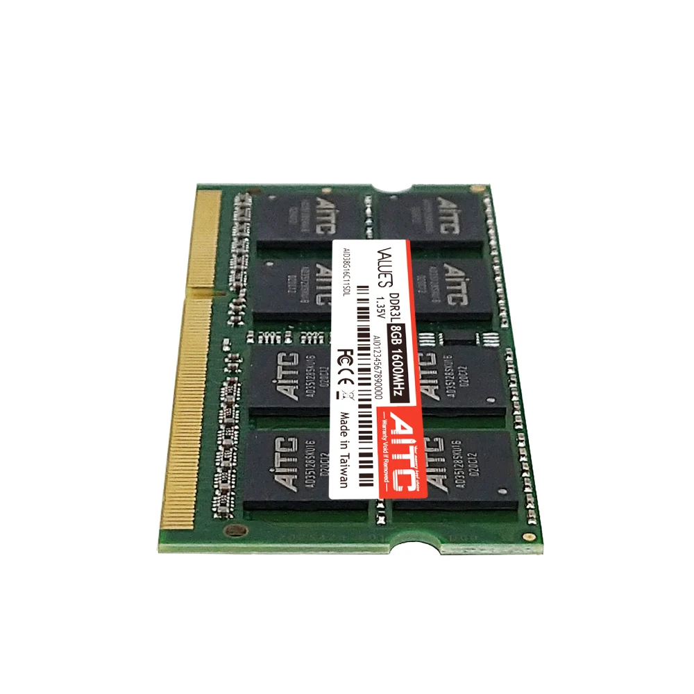 Горячая Распродажа AITC ddr3l 8GB 1 35 V 1600mhz ram для