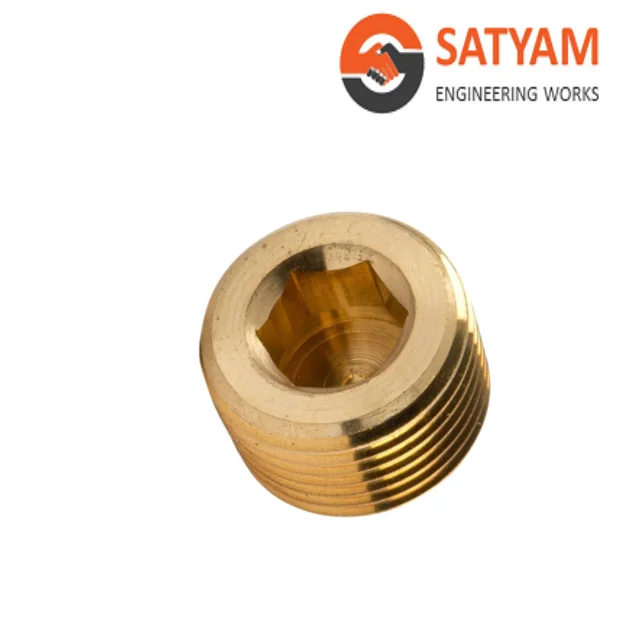 Premium Quality Brass Stop Plug With Wire Connector Brass Stopping Plug for Electrical Fittings