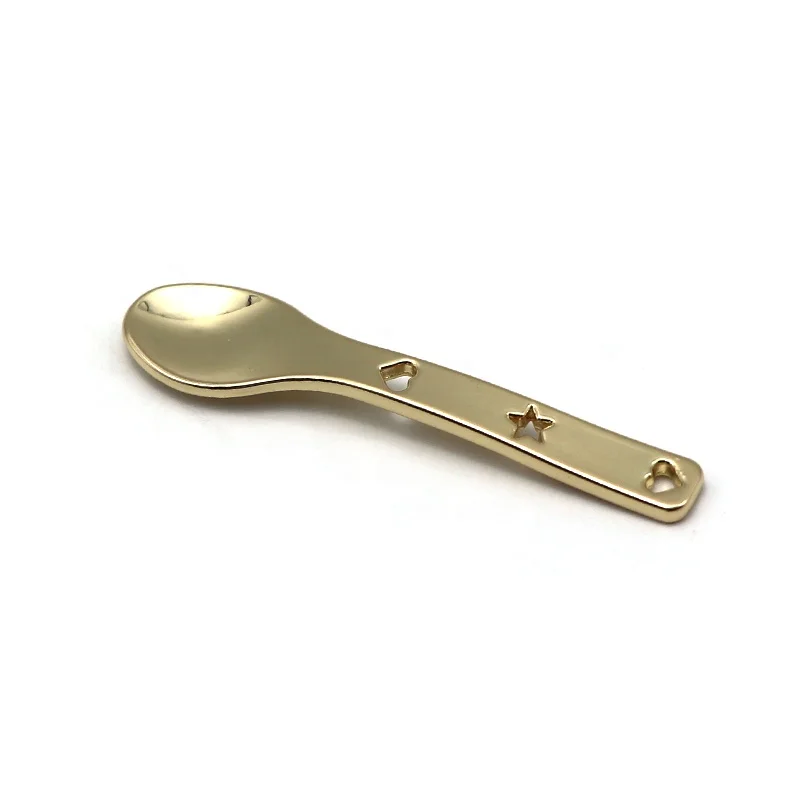 Metal Face Cream Facial Lotion Gold Zinc Alloy Cosmetic Spatula Makeup luxury cosmetic spoon