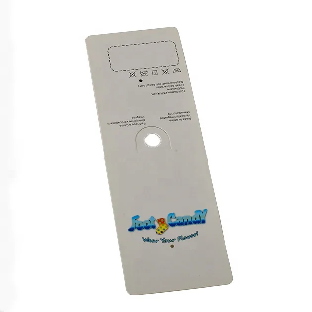 
Manufactory wholesale fold over hang tags custom cheap sock hang tag retail tags hang 