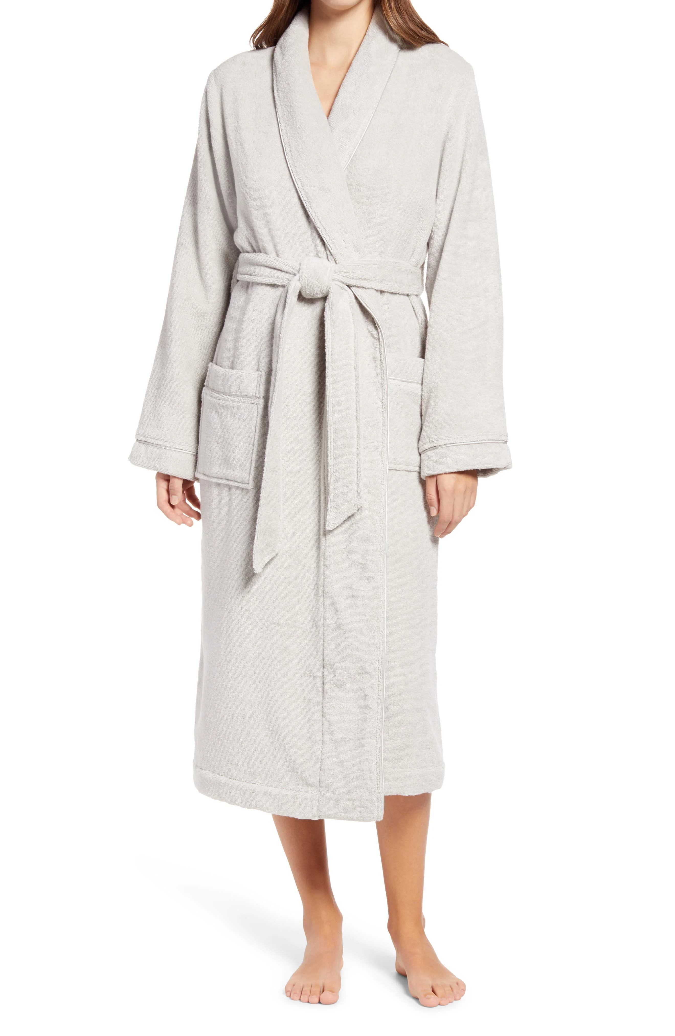 Bathrobe Cotton Soft Plain Coral fleece Women robe pajamas Autumn and winter Bathrobe Plus Size Bathrobe by Canleo International