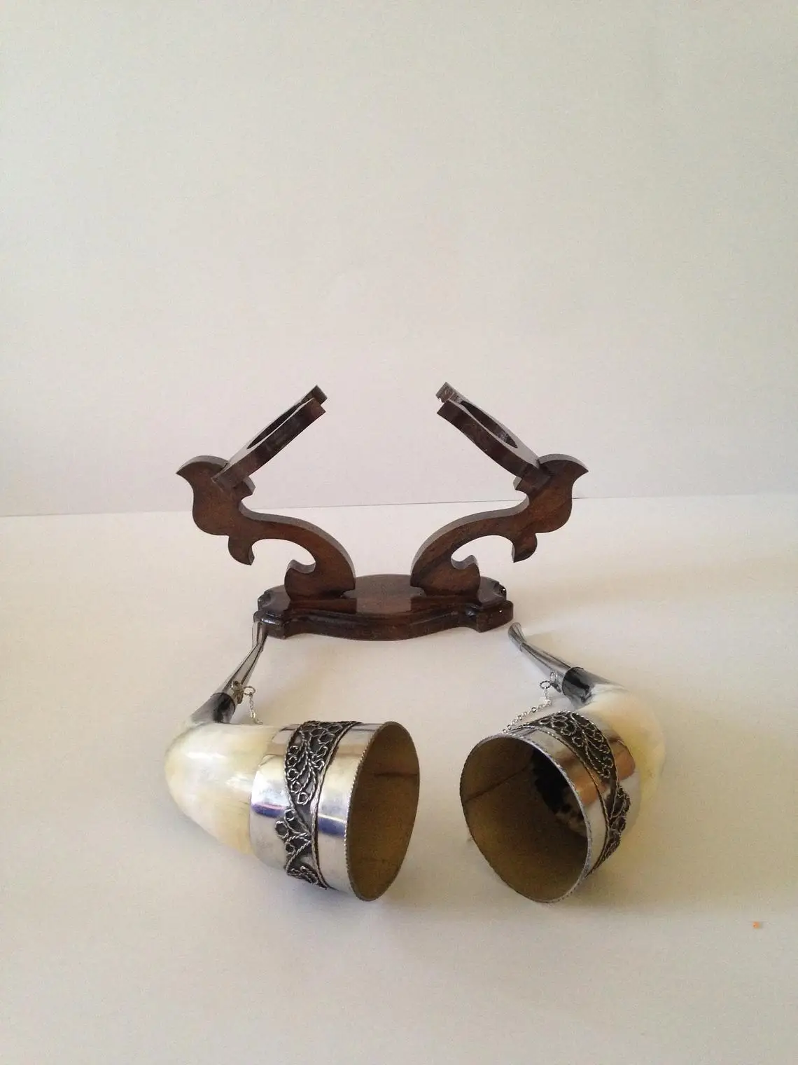 Рог для питья рог викингов естественный декоративный