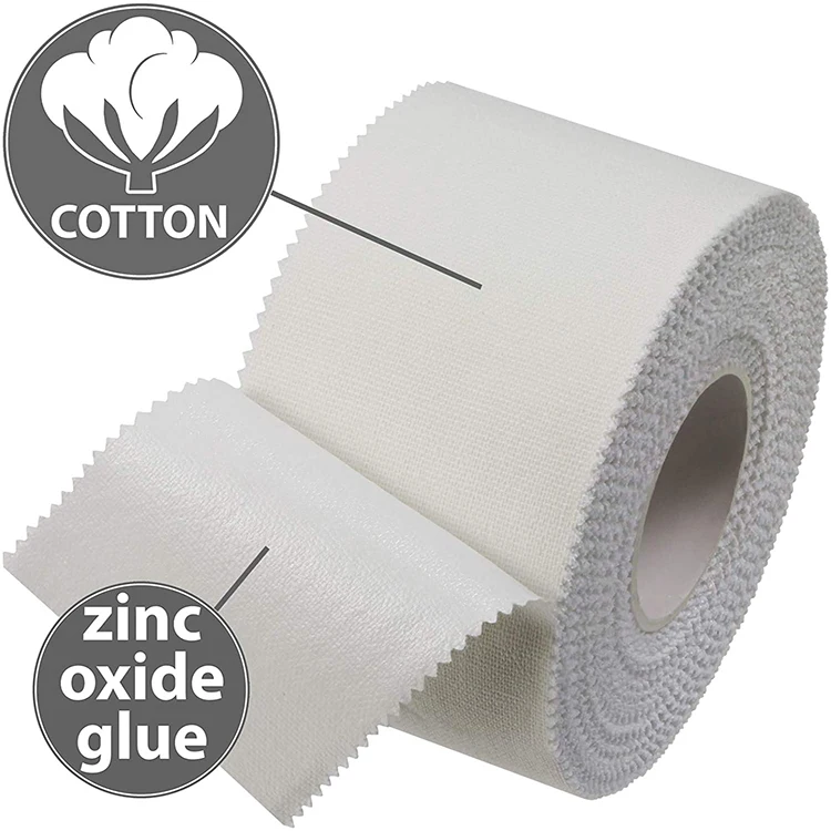 
BLUENJOY 100% Cotton Waterproof Skin Friendly Zinc Oxide Medical Tape With Strong Fixation 