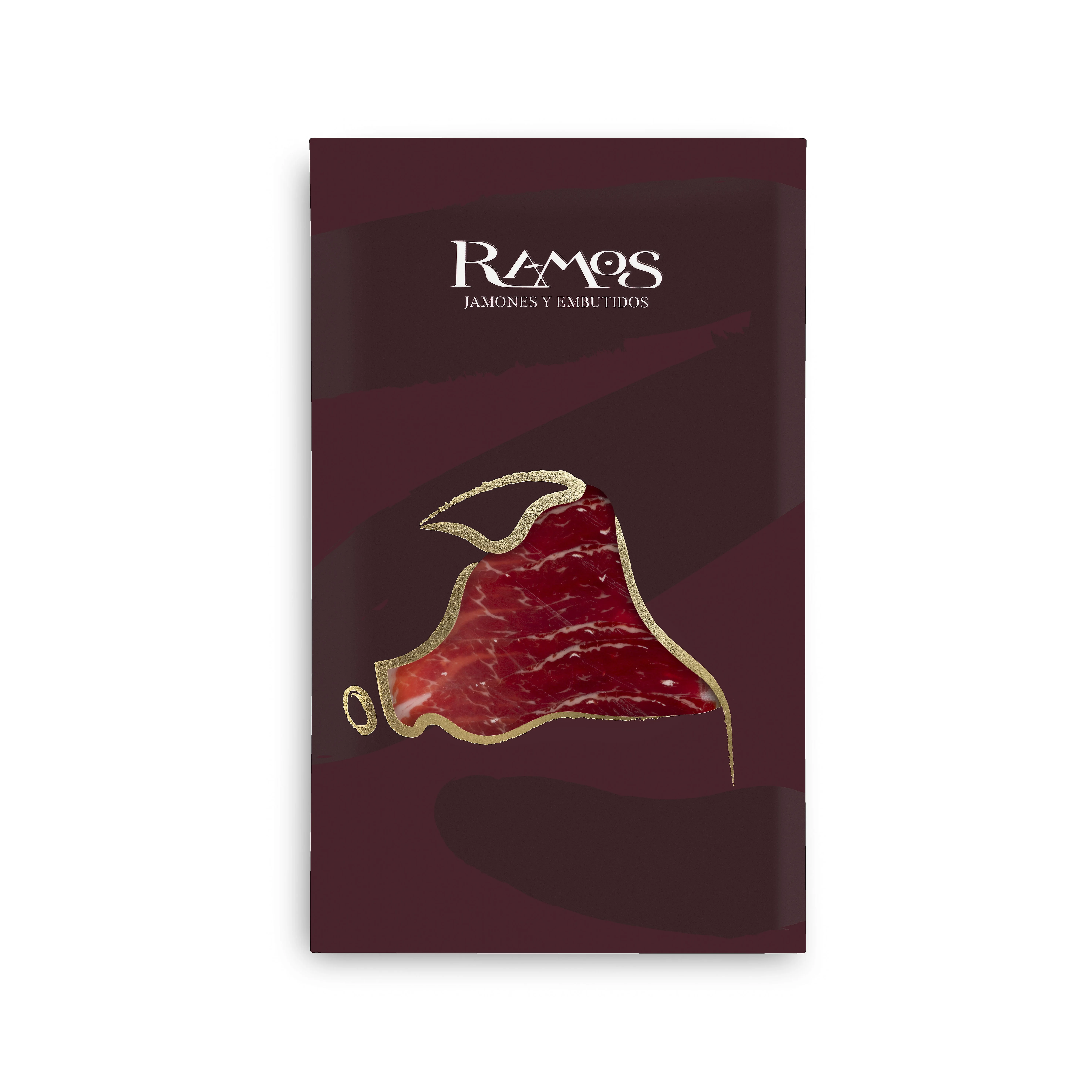 SLICED IBERIAN CEBO DE CAMPO HAM 50% IBERIAN BREED/ NATURAL RANGE FED IBERICO HAM / SPANISH HAM/ / JAMON IBERICO, pork meat