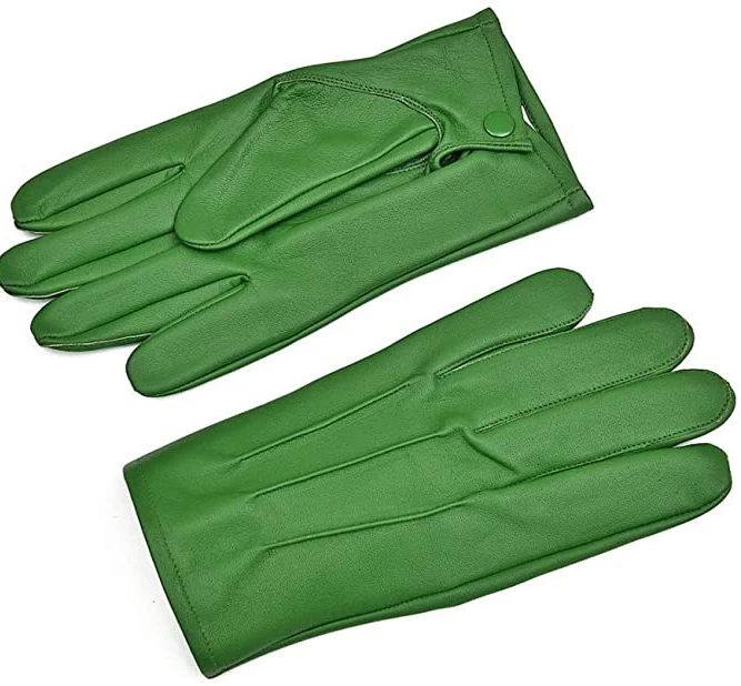 Leather Ladies Dressing Winter Gloves Top Selling Brown Premium Goat Skin Leather Classic Fashion Gloves Spring Autumn Winter PK