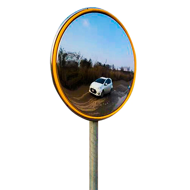 Unbreakable Stainless Steel Convex Mirror Indoor/Outdoor Security Traffic Safety Concave