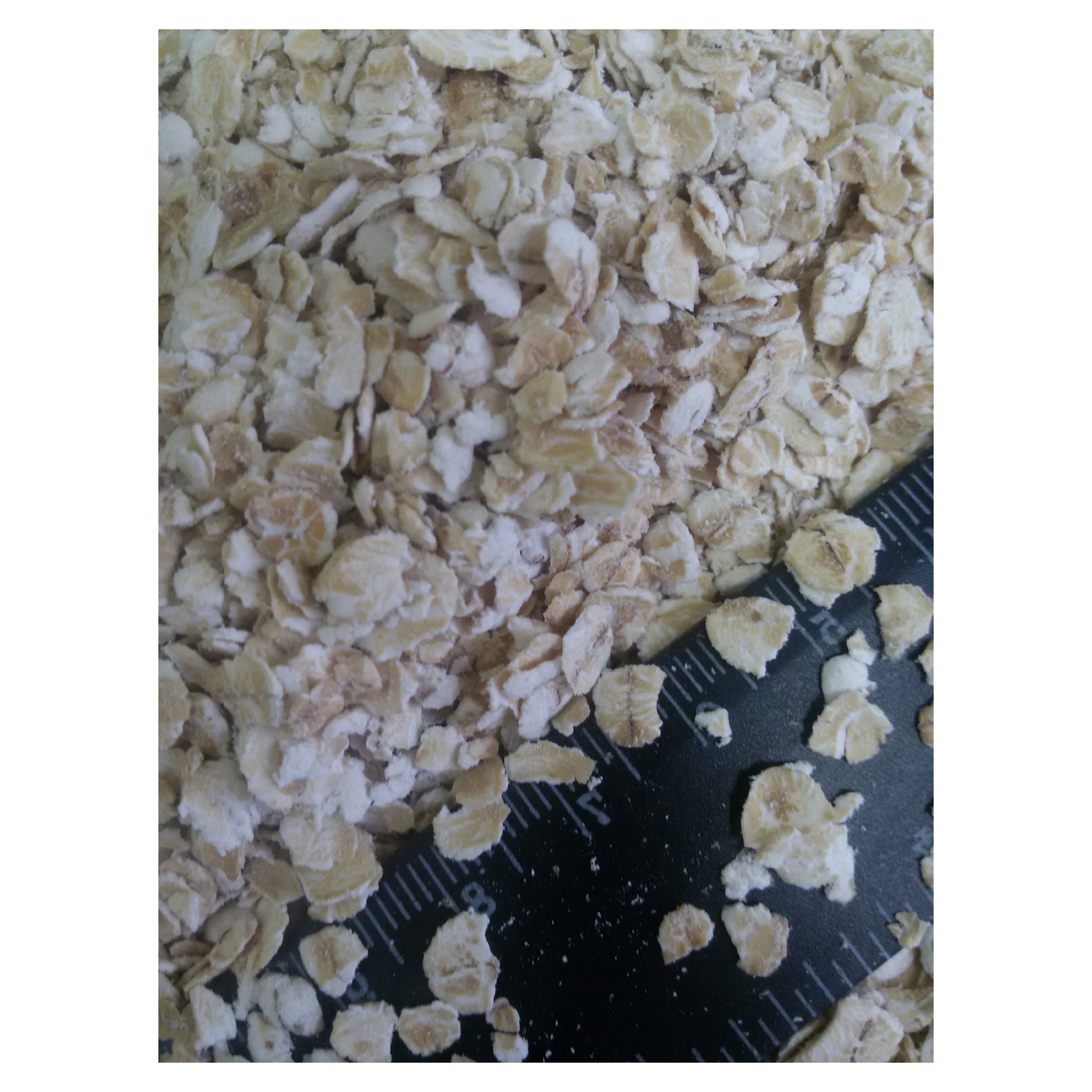 Organic oatmeal flakes cereal in bulk, big bags packaging