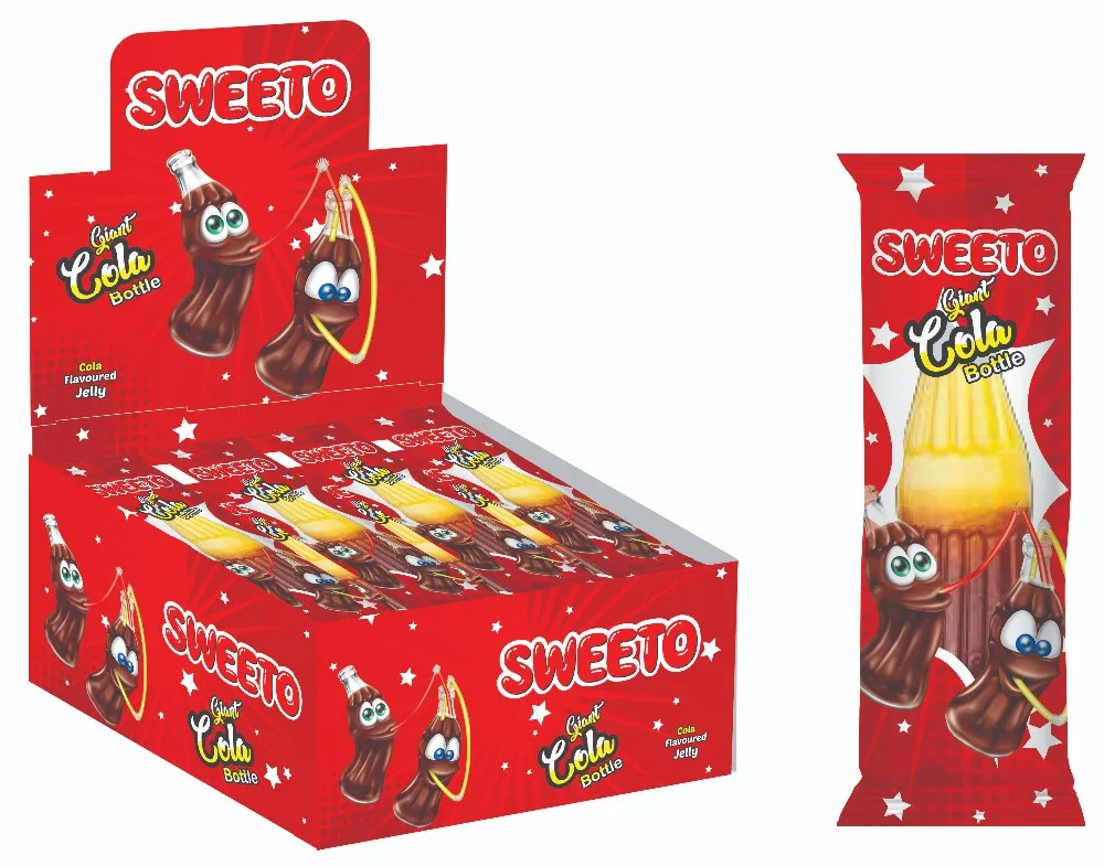 
Jelly Gummy Sweeto Cola Soft Candy Gummy Candy Halal 30 gr 