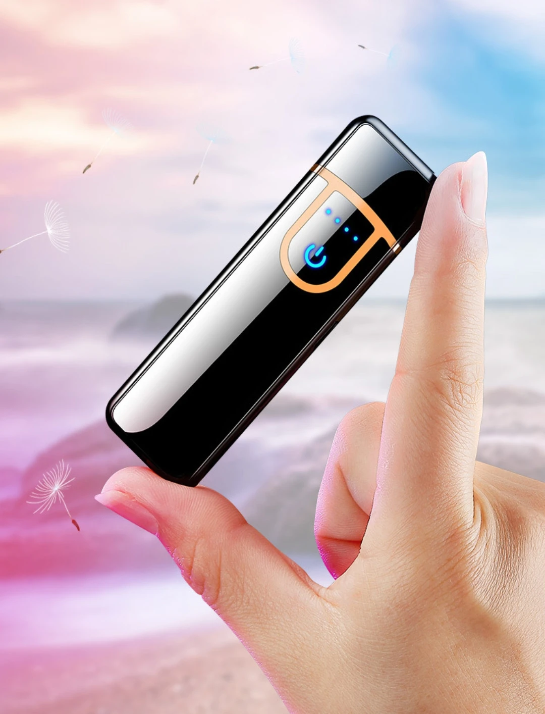 HIGH END TOUCH ELECTRIC LIGHTER,Electronic Lighter,Rechargeable Lighter Touch Ignition USB Charging Lighter.