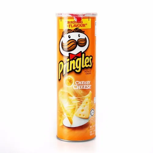 Pringles Cheesy Cheese Flavor  Quick Potato Crisps   110g