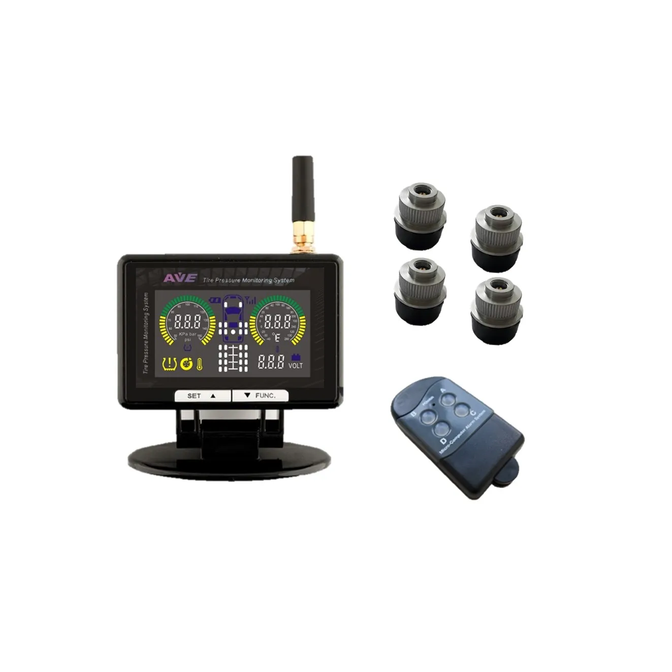 433.92 Mhz TPMS with LF remote Control for sensor configuring and learning