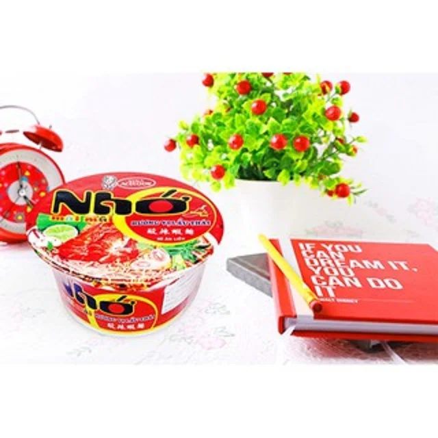 
Delicious Instant Noodles Remember Forever Thai Hot Pot 75g Instant Noodles Bowl Supplier self heating Noodles 