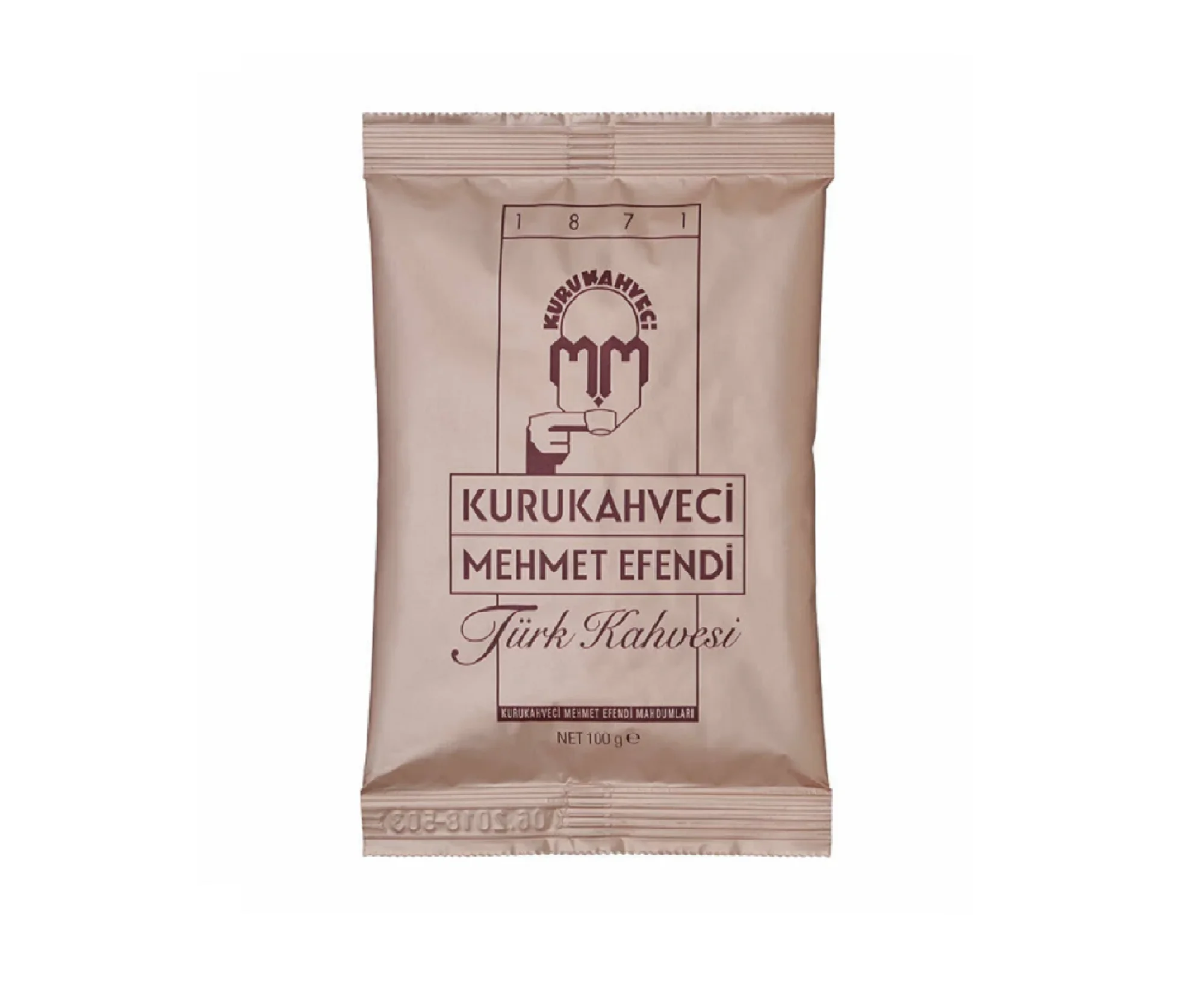 Турецкий кофейный мешок Kurukahveci Mehmet Efendi 100 г молотый