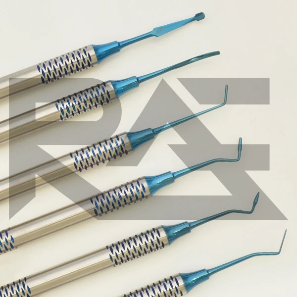 
Dental Composite Filling Instrument 6pcs Set Precise Blue Tips Light Weight Stainless Steel CE Certified RAFTECH IMPEX 