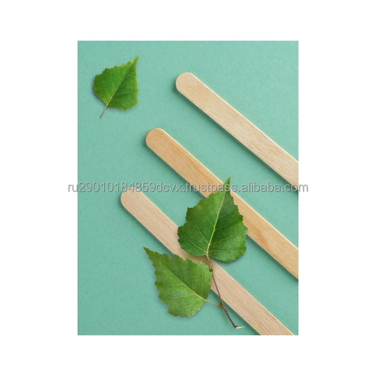 Eco-friendly wooden cosmetic spatula consumables it easier to apply hot or warm waxes buy bulk