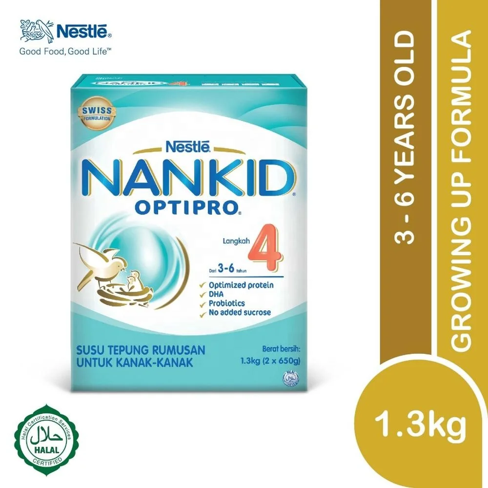 
Nankid Optipro 4 (3-6 years above) 1.3kg 