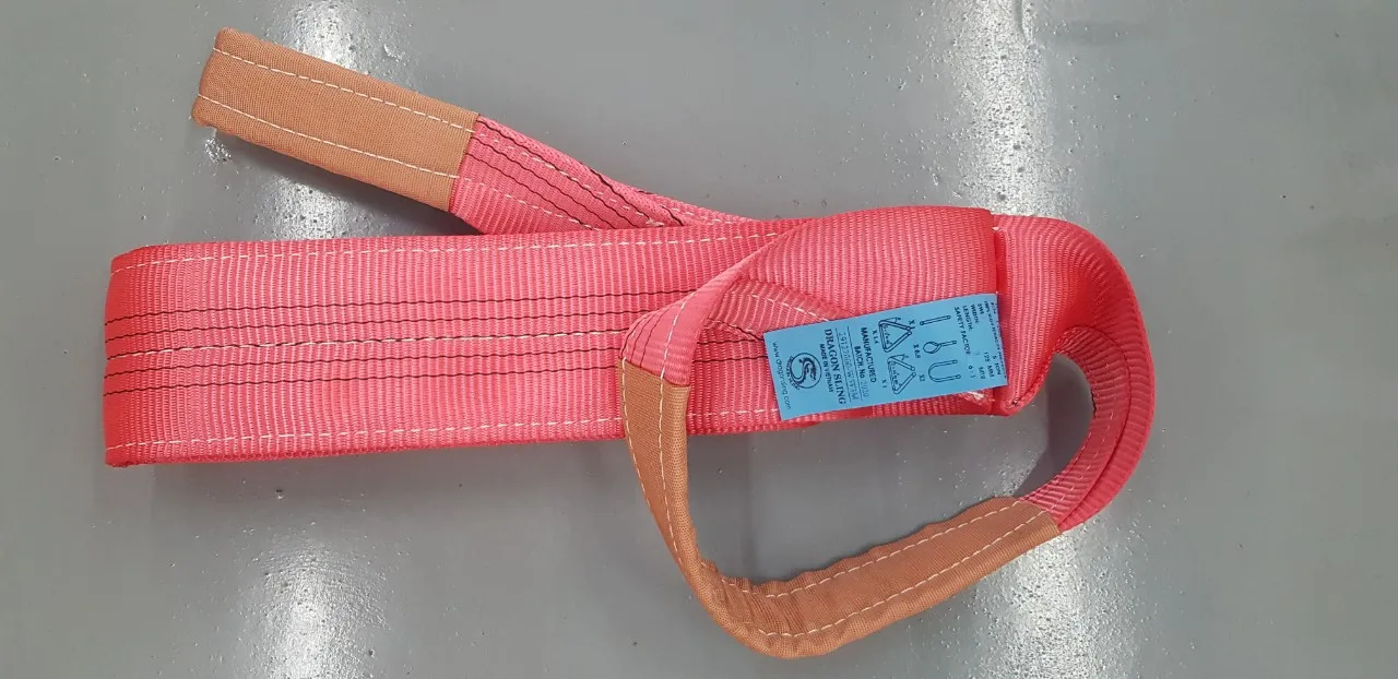 High strength 1-10 ton Lifting Web Slings Polyester Webbing Sling Safety Belt - High Quality Slings