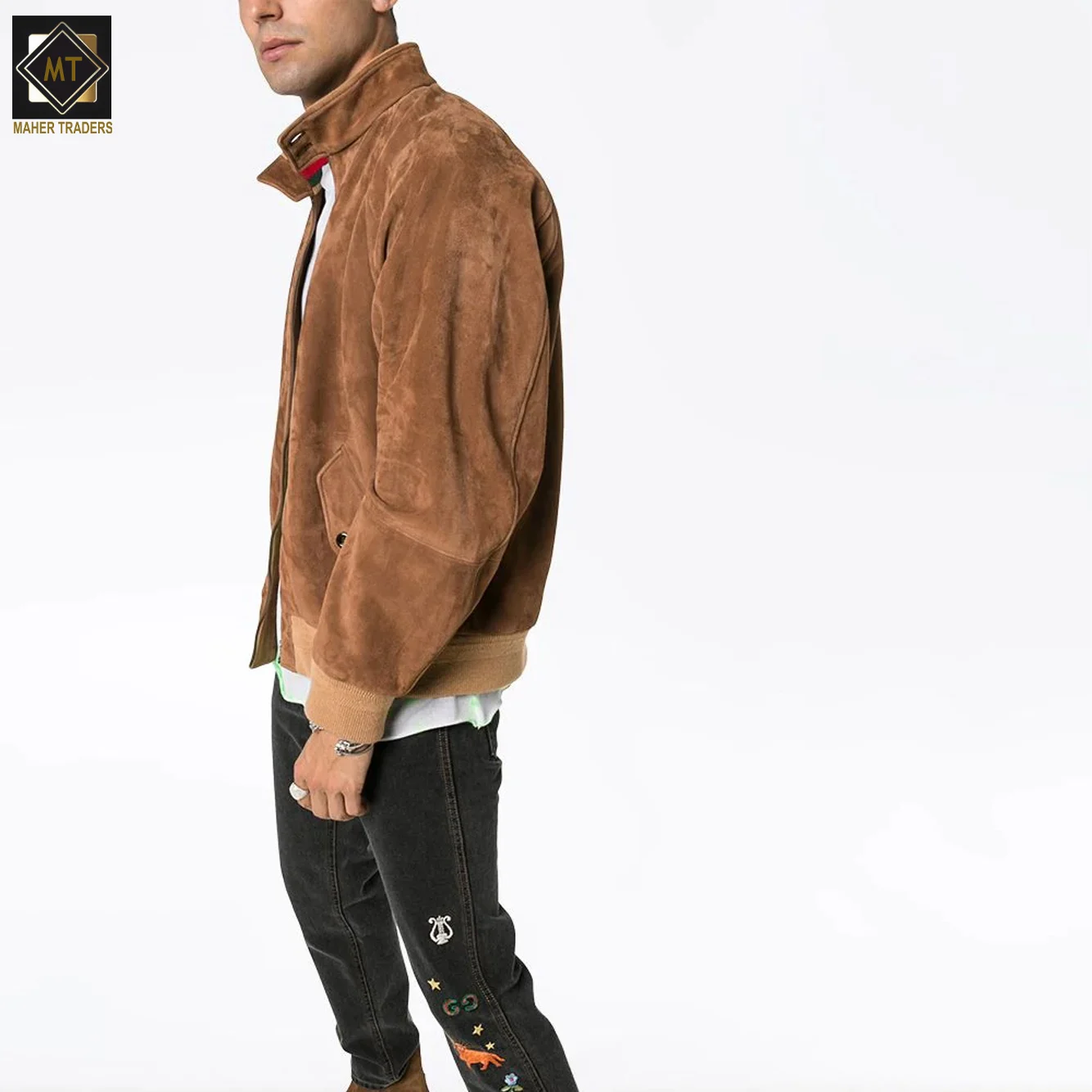  Оптовая цена OEM ODM PU кожаная куртка мужская