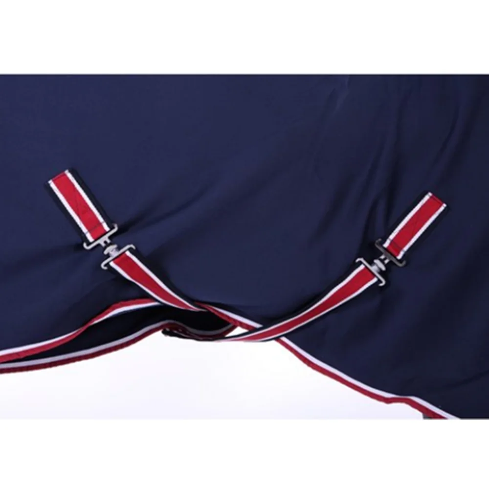 Wholesale High Quality Custom Navy Horse Polar fleece rug Breathable horse fleece show rug horse rugs blanket