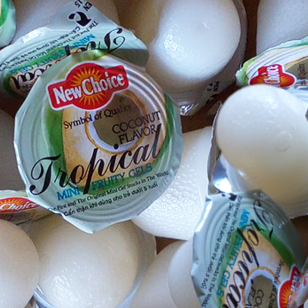 
Coconut flavor mini fruity gels New Choice 