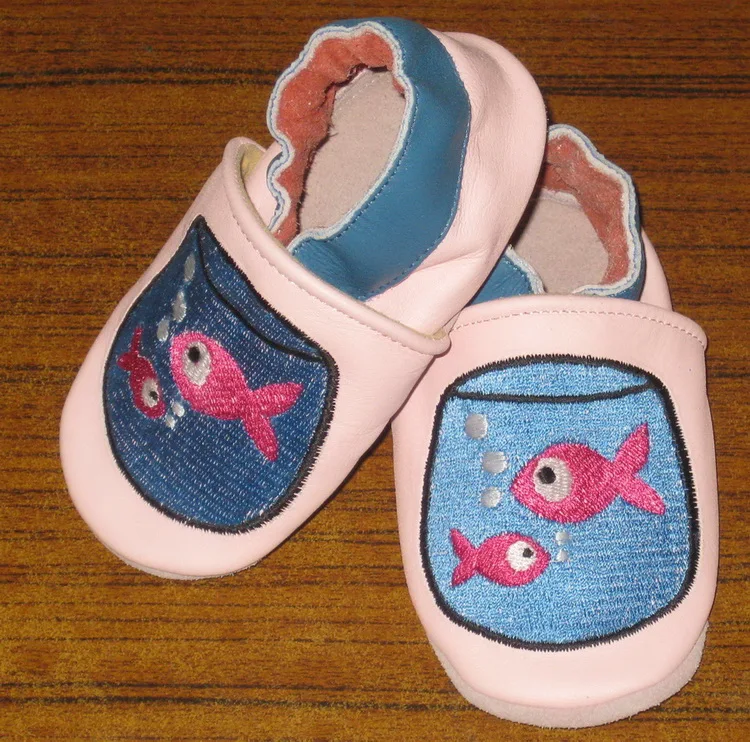 Wholesale Leather Baby Boys Girls First Walkers Soft Sole Newborn toddler shoes for baby