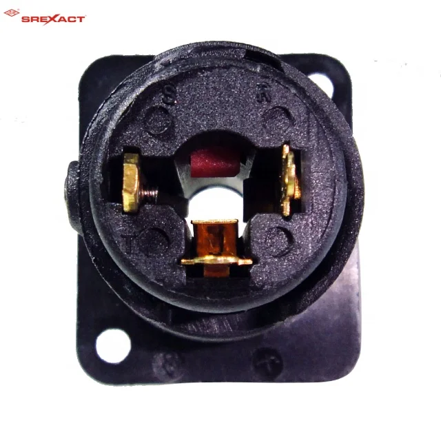 Plastic housing 1/4' TRS 6.3mm mono phone jack