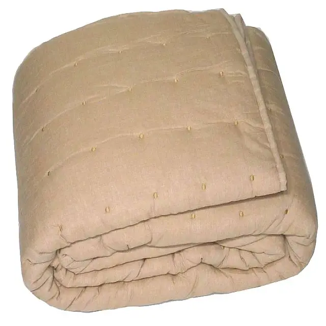 Индийское 100% бежевое хлопковое покрывало в горошек, комплект одеял, пододеяльник