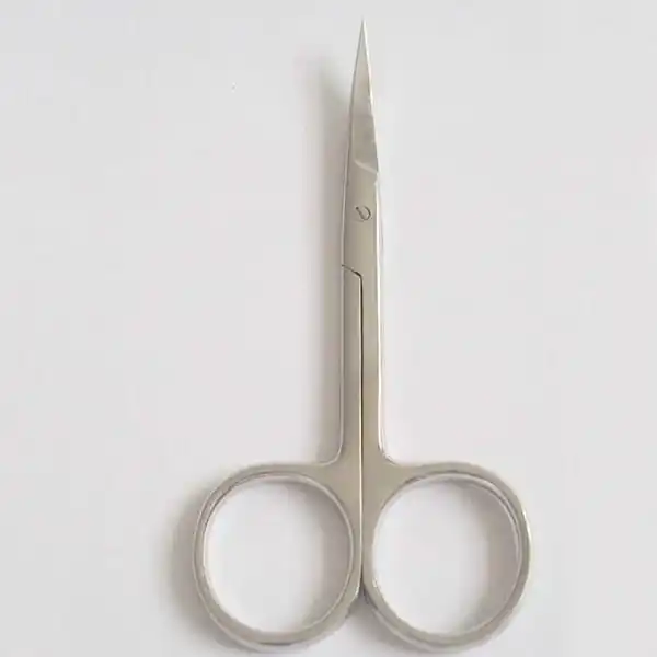 
2021 Straight Iris scissors surgical curved iris scissors with gold handle 