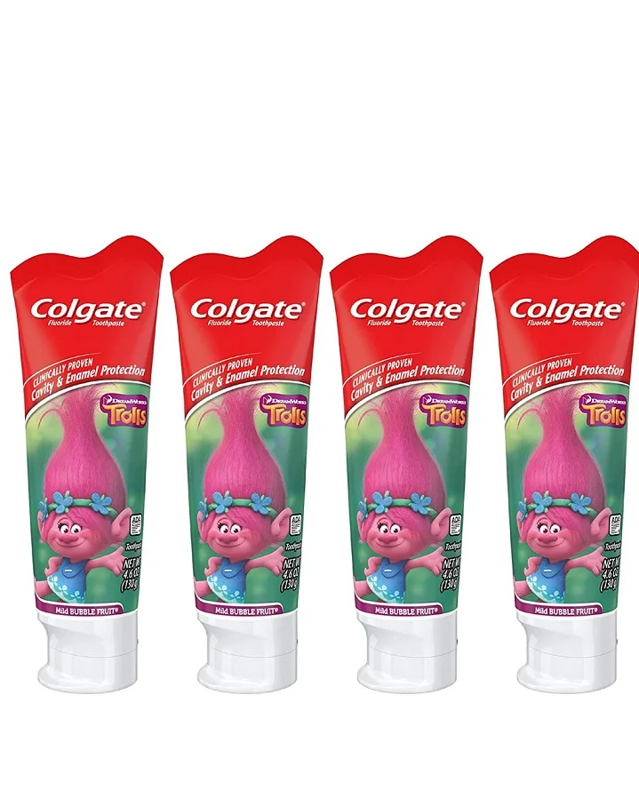 Colgate Trolls Mild Bubble Fruit Kids Toothpaste USA