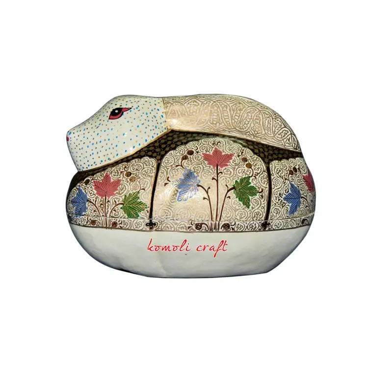 Baby pink Easter bunny handmade paper mache eggs Easter decoration