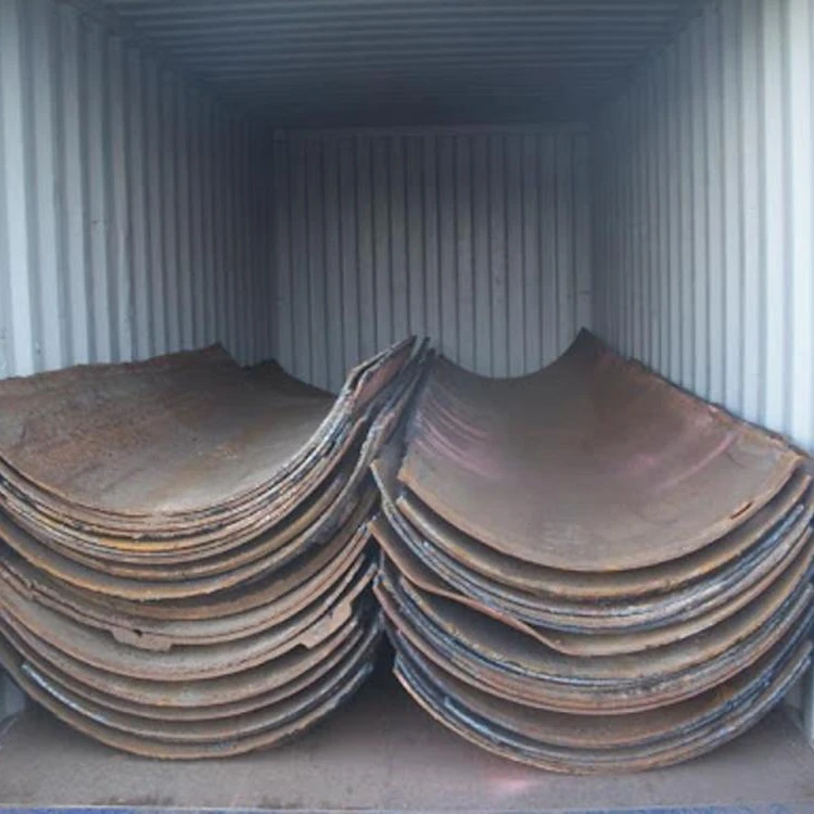 
Cut Half Moon Metal Scrap / Scrap Pipe With Moon Cutting / Half Moon pipes scrap 