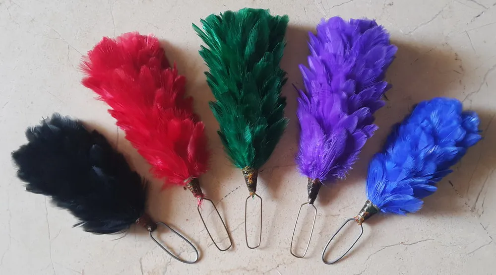 feather Hackles for wool beret for uniform Wholesale Hot Selling duck and chicken feathers plumes hackles