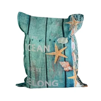 Luckysac Hot Sales Beanbag Chair Printed Modern Fabric Sofa Outdoor Indoor Waterproof Bean Bag
