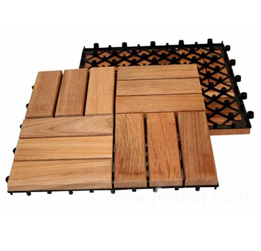 Acacia wooden tiles for indoor/outdoor foor- wood floor tile- suitable for living room, garden, balcony etc