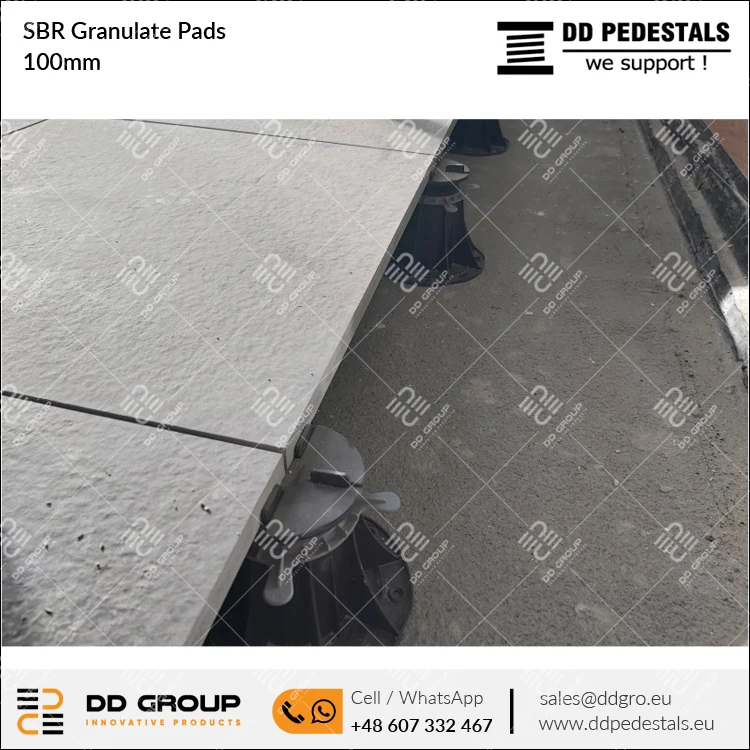 Лидер продаж высококачественные регулируемые брусчатые тумбы SBR 100 гранулятные колодки по лучшей цене