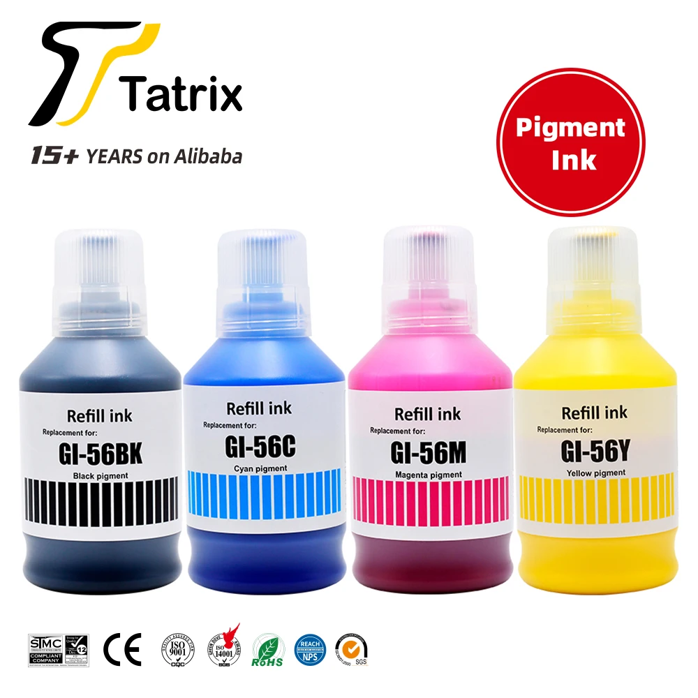Tatrix совместимый горячая Распродажа GI-16 GI-26 GI-36 GI-46 GI-56 GI-66 GI-76 GI-86 GI-96 водная бутылка пополнения чернил для принтера Canon принтерам