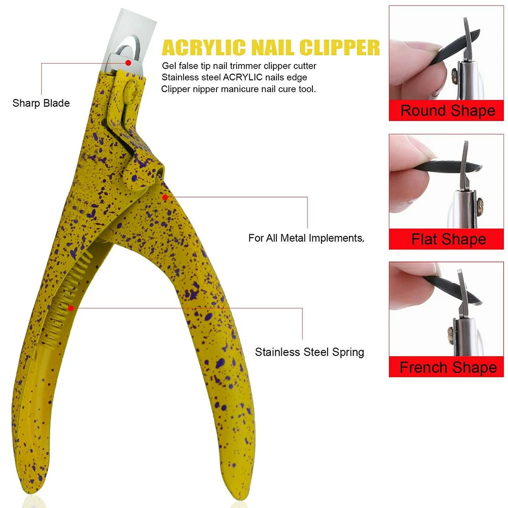 Wholesale Professional Manicure Tools Curved Edge Acrylic Nail Tip Cutter - Factory-Made