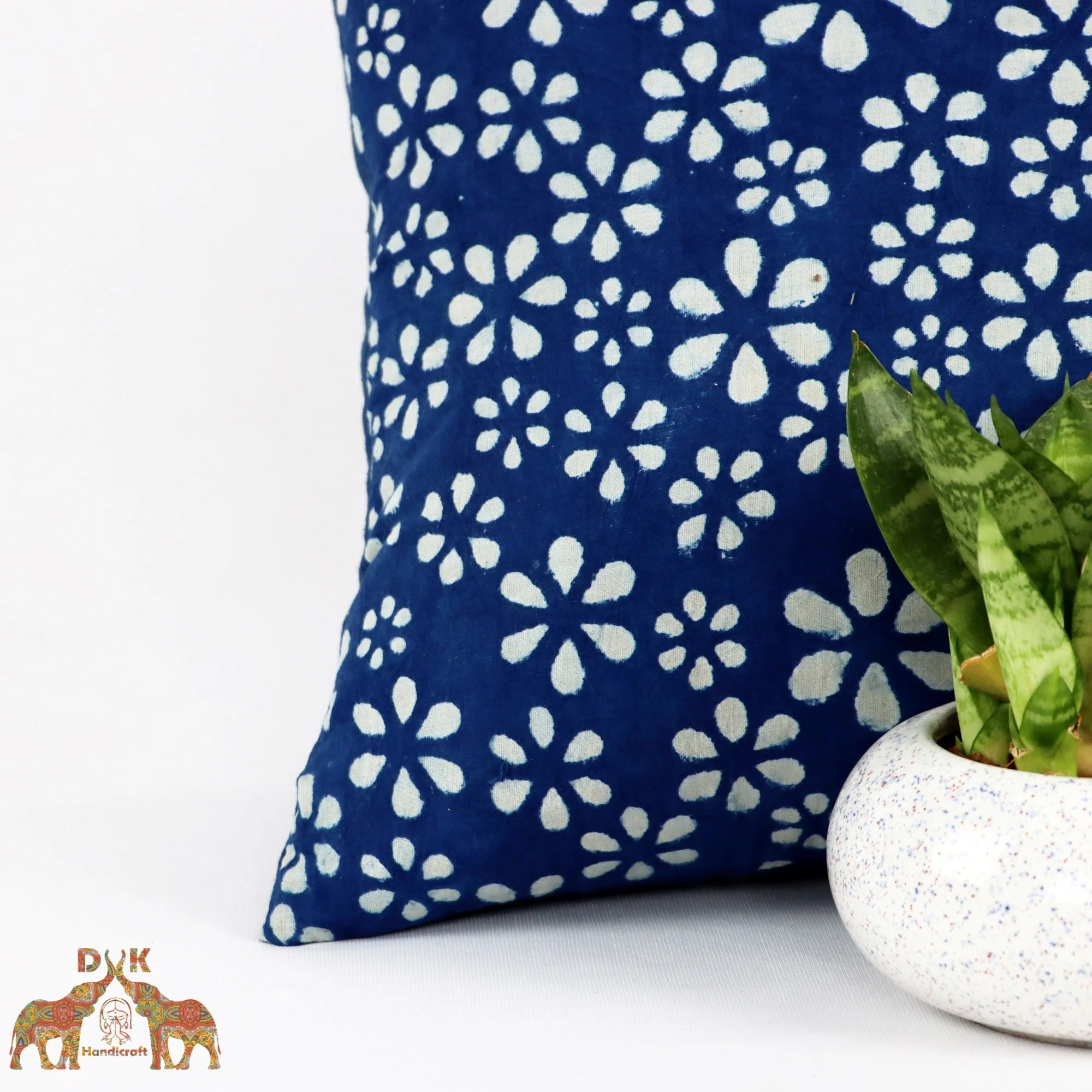 Indigo Dabu Cotton cushion cover wholesale decorative pillowcase sofa cushion covers home decor