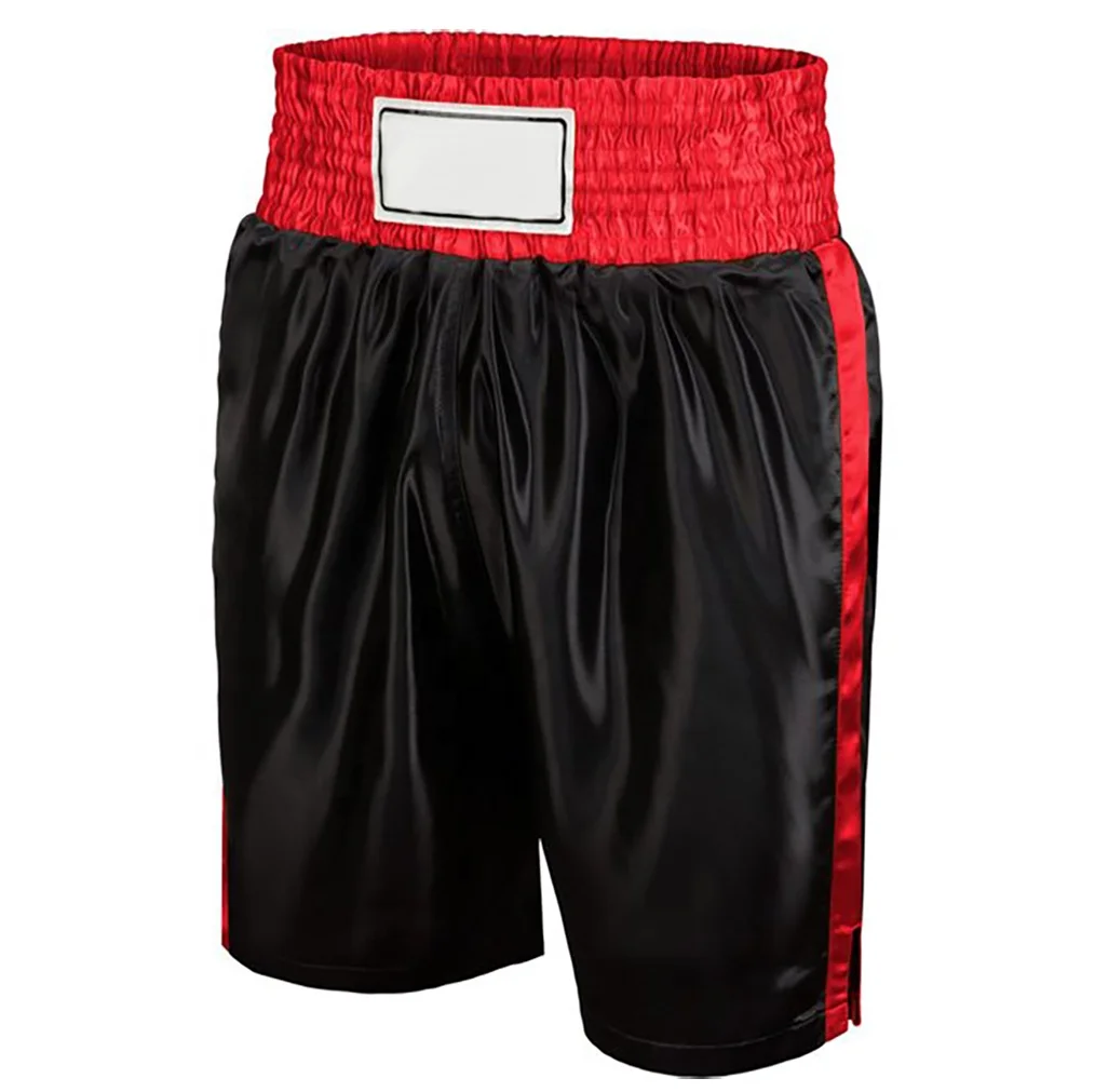 Winning OEM Top Quality Wholesale Kickboxing Custom Design elastic belt with side panel Training comfortable Boxing Shorts
